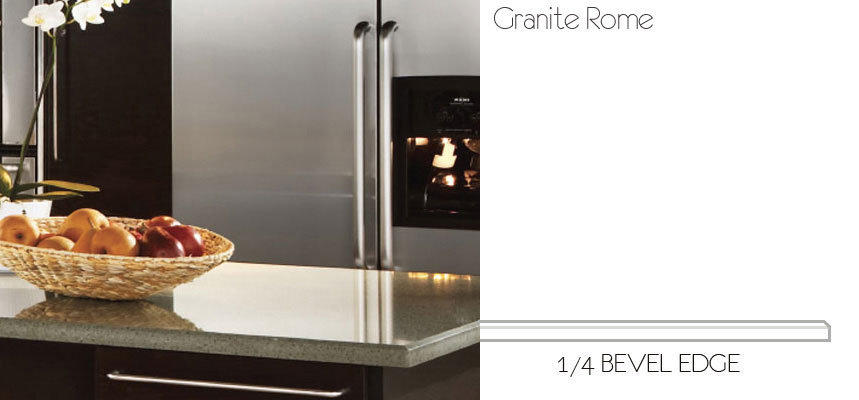 1/4 Bevel Edge Coutnertop - Rome Granite and Tile