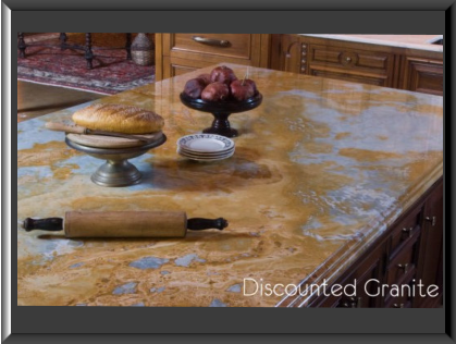 Granite Countertop Onyx Kitchen Island Image - Rome Granite and Tile
